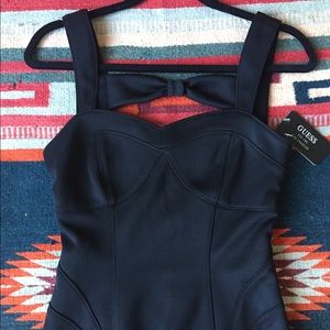 Guess “Clarice” Little Black Bowtie Dress